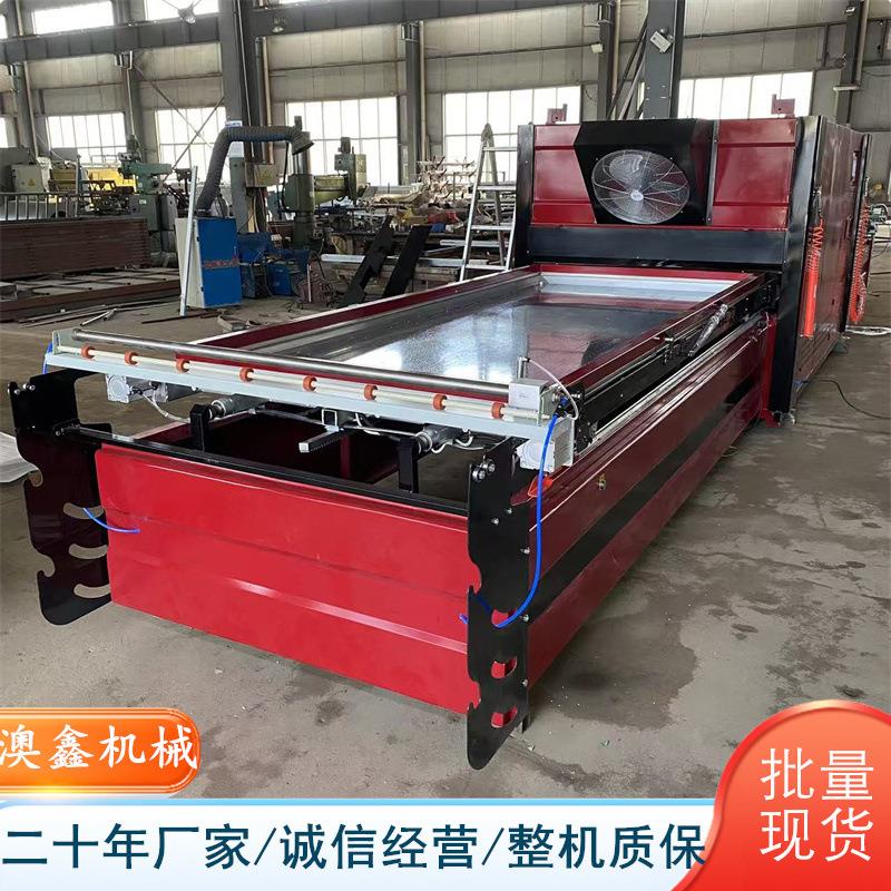 高配全自动免喷胶PVC膜表面真空覆膜机 室内门橱柜门凹凸面吸塑机
