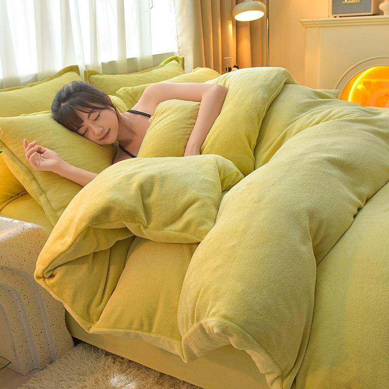 正品加厚牛奶绒四件套珊品瑚绒床单双床笠面加绒被法套兰绒床上用,床上用品,床品套件/四件套/多件套,淘宝优惠券,粉丝福利购,淘宝优惠卷