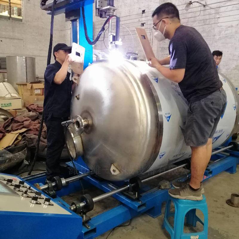 供应不锈钢压力罐环缝自动焊管类封头法兰环缝焊接广州