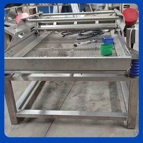 机械大蒜清洗震动沥水机全不锈钢04振动沥水机震动沥水机