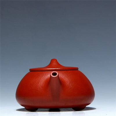 宜兴名家手JZSP0120煤内壁砂章紫壶原矿小窑朱泥景舟工石瓢茶壶