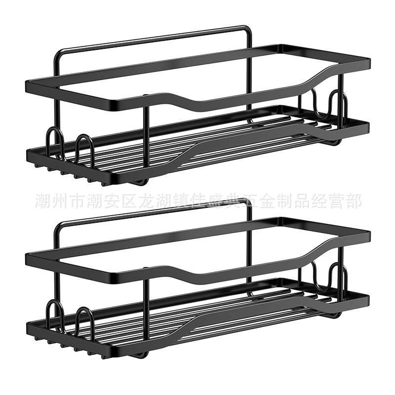 不锈钢浴室置物架免打孔壁挂式收纳架卫生间肥皂洗漱用品整理架子