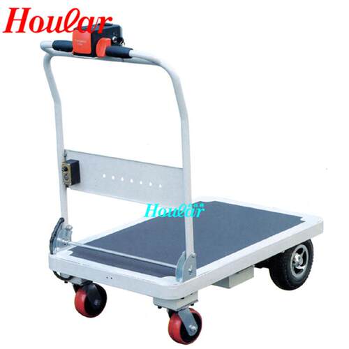 HG101载重300kg电动手推车电动平板车电走平板车充电式平台车