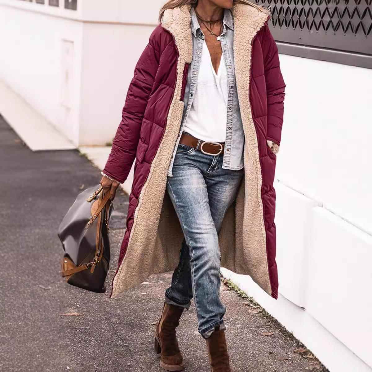 top jacket cardigan temperament slim wear double-sided