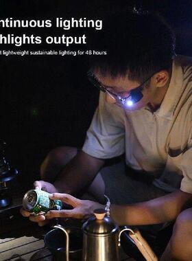 1-5PCS Mini Flashlight Glasses Reading Lamp Eyeglass Clip