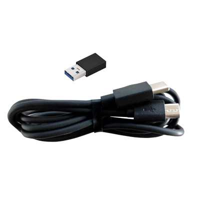 数据线和OTG线二合一功能带typec母转USBA公3.0转接头金属转接器