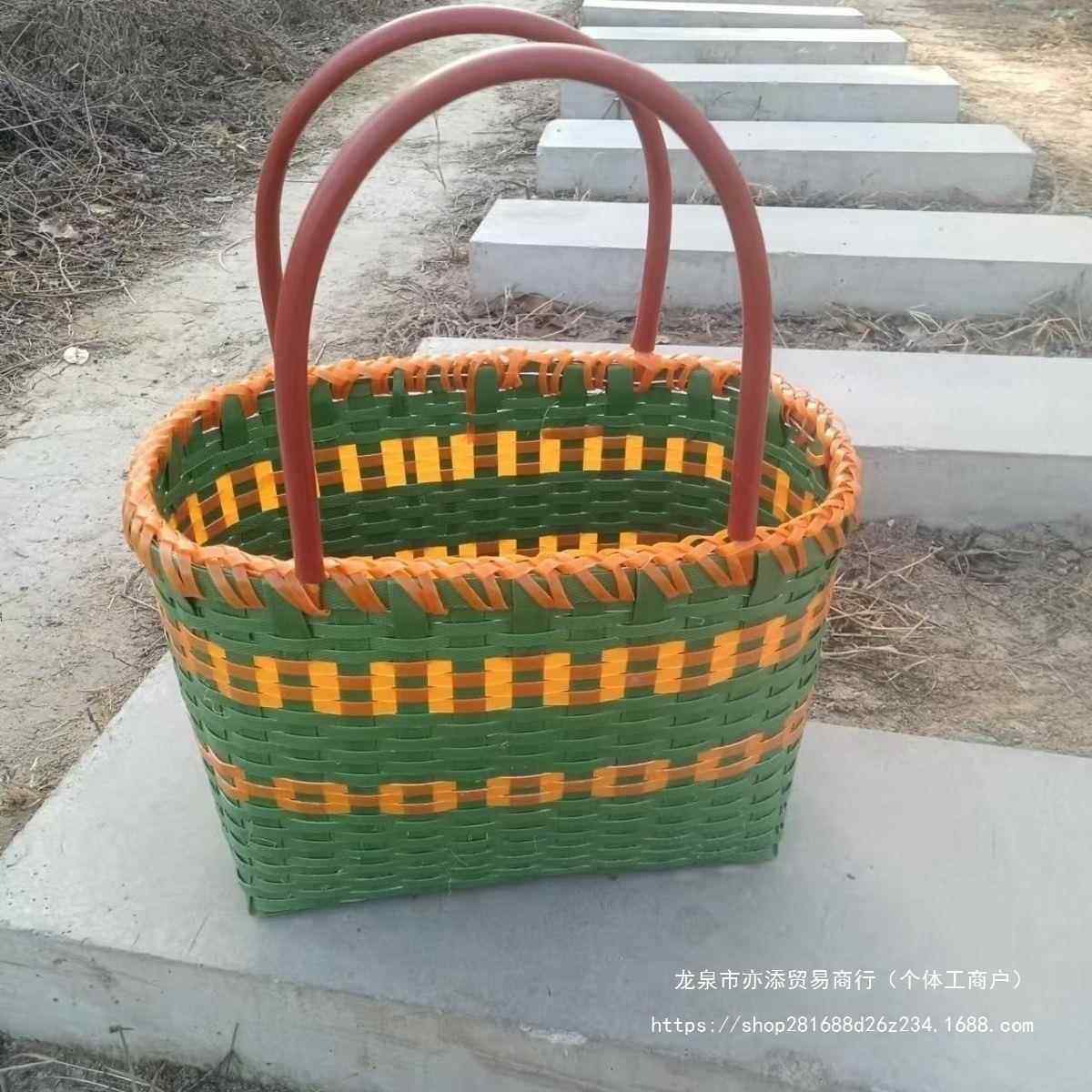 逛农贸菜市场提菜购物篮拎菜提物提袋器 捡菌子 厨娘篮子省力