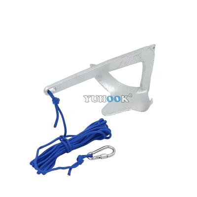 布鲁斯锚小船用锚皮划艇锚充气浮排舢板充气艇船锚