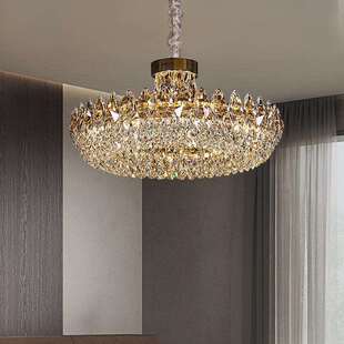 铧锒卧室水晶吊灯2025新款 现代奢华房间吊灯高端设计主卧水晶灯具
