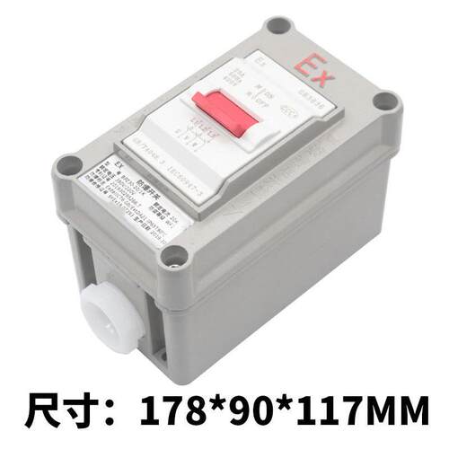 三相防爆开关20A220V380V防爆防水防尘BPZ30-20/2K3K防爆断路器 - 封面