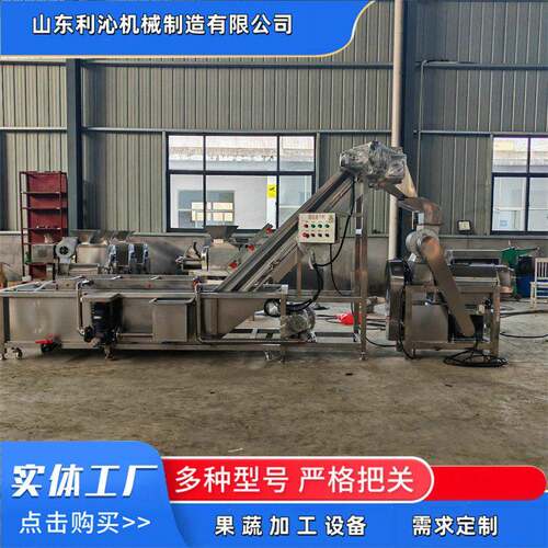 大型气泡清洗机水果蔬菜冲浪式清洗机304不锈钢净菜加工设备