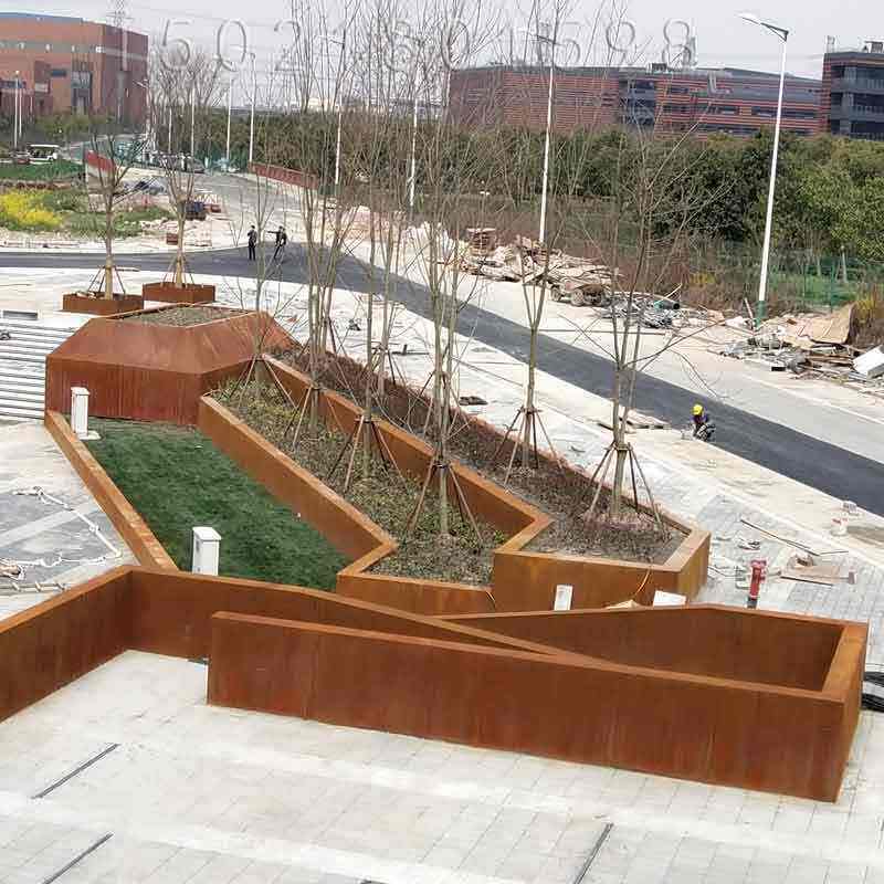 Q235NH耐候板景观花池做锈耐候钢板花池挡泥土红锈钢板花池加工,金属材料及制品,钢板,淘宝优惠券,粉丝福利购,淘宝优惠卷