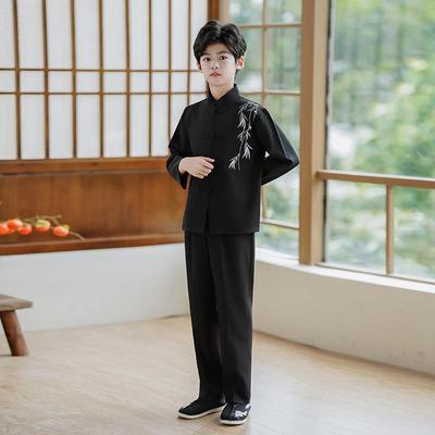 正品国儿童民风学生装五四青年服装中山装红歌合唱朗运动会班演出