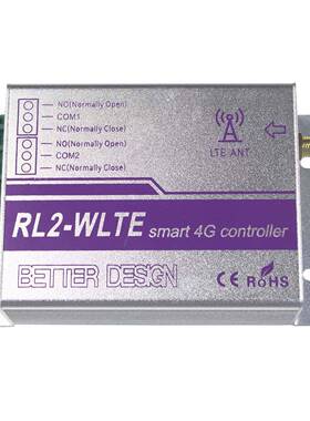 2通道4G继电器开关RL2-WLTE-EU/EC APP遥控灯，窗帘，车库门，水Y