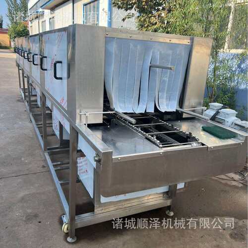 热销不锈钢食品筐清洗机 水果筐子清洗机 周转箱清洗设备