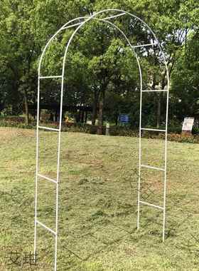 园艺铁杆线莲月季拱形拱门花架n4tWph6J爬庭藤架攀爬植物支架萄葡