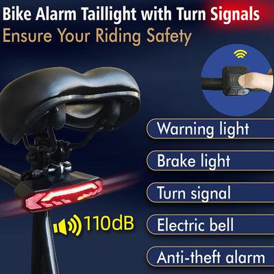 充电无线自行车尾灯自行车Led灯Wireless Bicycle Rear Light