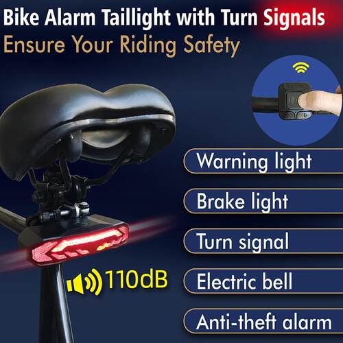 充电无线自行车尾灯自行车Led灯Wireless Bicycle Rear Light