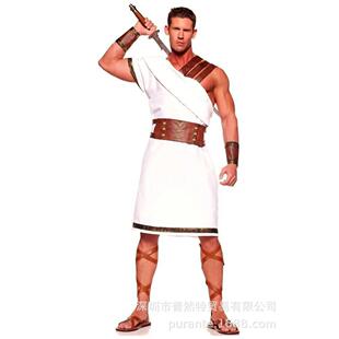 Roman Greek Ancient Adult Costume Sets Gladiator Cosplay
