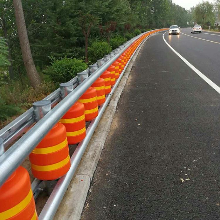 防撞EVA旋转桶护栏高速公路弯道减震旋转滚筒式发泡EVA滚筒旋转桶