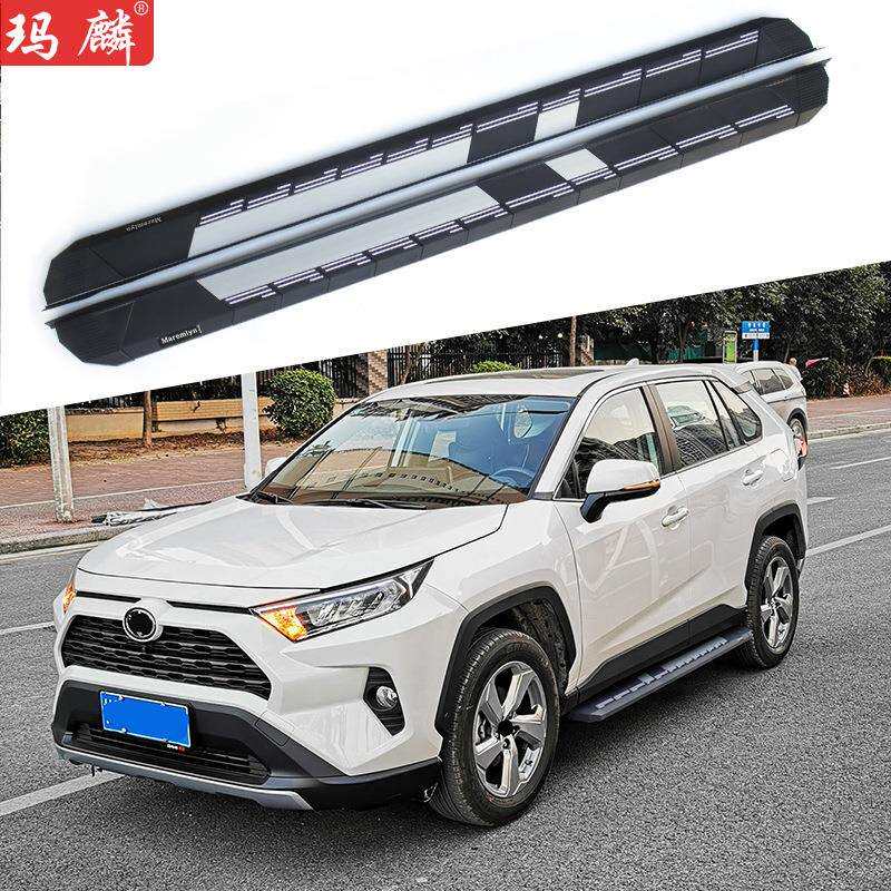 直销适用于丰田rav4改装侧踏板2020款原厂配件两侧上车脚踏板