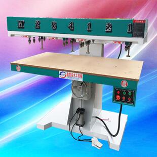 木工机械MZ54108多轴气动群钻木工钻孔设备立式 油压多轴群钻液压