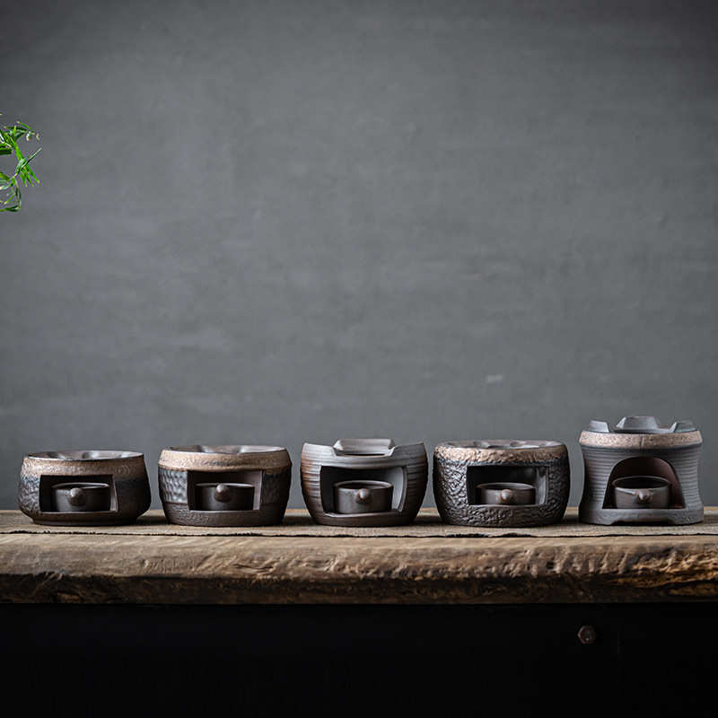 日式温茶炉蜡烛煮茶炉加热底座家用茶壶保温小火炉温茶器茶具配件