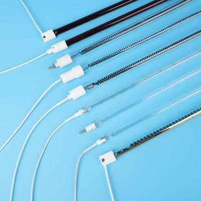 真空钨丝卤素加热管 PET吹瓶机灯管发热管 石英玻璃电热管