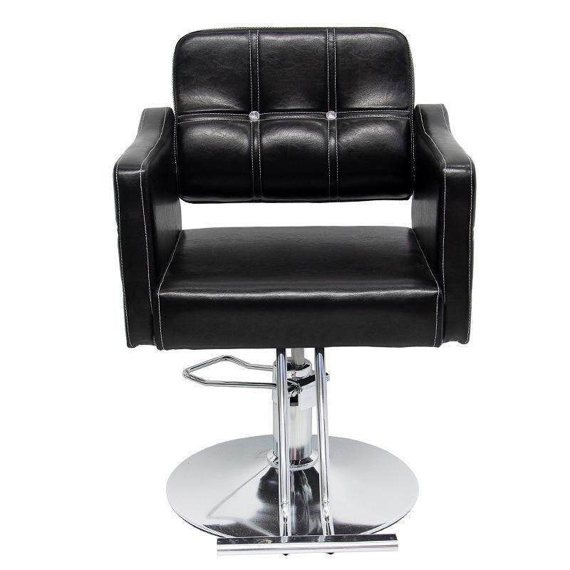 跨境美发椅子发廊专用理发剪发升降椅发型师凳子放倒座椅大工圆盘
