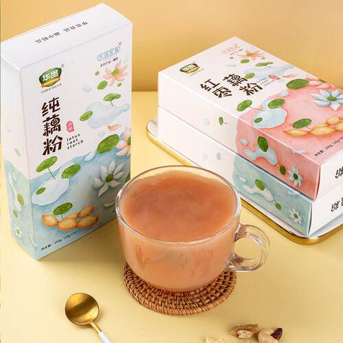洪湖特产农家莲藕粉纯藕粉低脂红枣藕粉早餐小袋装湖北特产