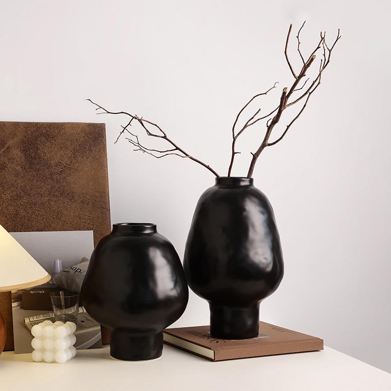 贝汉美法式陶瓷花瓶玄水培插中古风居关开运家XYU大花肚福罐花器