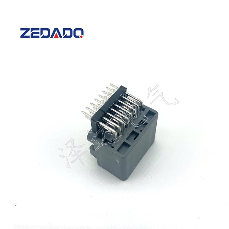 MX34016NF1国产16孔汽车连接器接插件针座板端针座