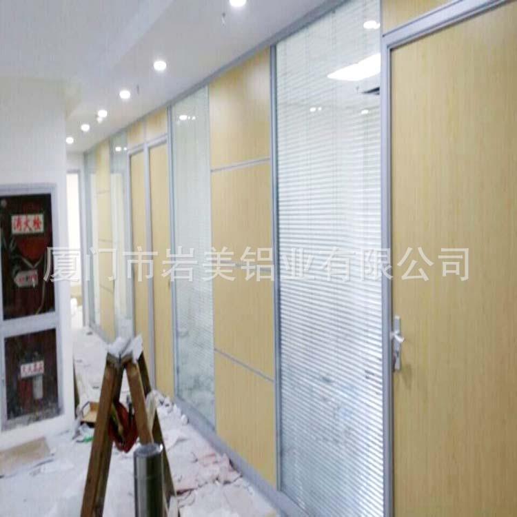 长期售室内百玻璃隔断活动隔销音01密封百叶玻带叶璃隔断