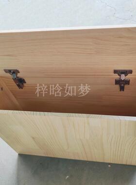 9实木松木床头柜飘窗柜储物SD1地柜矮柜榻米隙柜床边床尾缝U柜榻