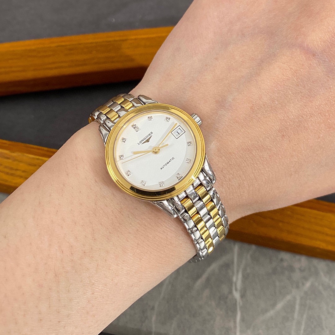 [9.5新]浪琴经典日历全自动机械手表女表L4.274.3.57.7