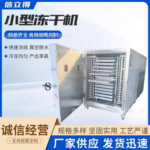 真空冻干机果蔬脆冻干机宠物食品真空冷冻干燥机10平米现货