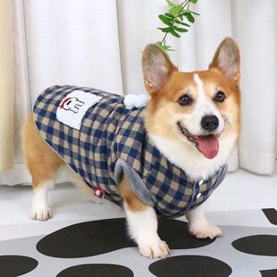 宠物狗狗秋冬款衣服冬装冬季可爱网红加厚保暖背心柯基泰迪中型犬