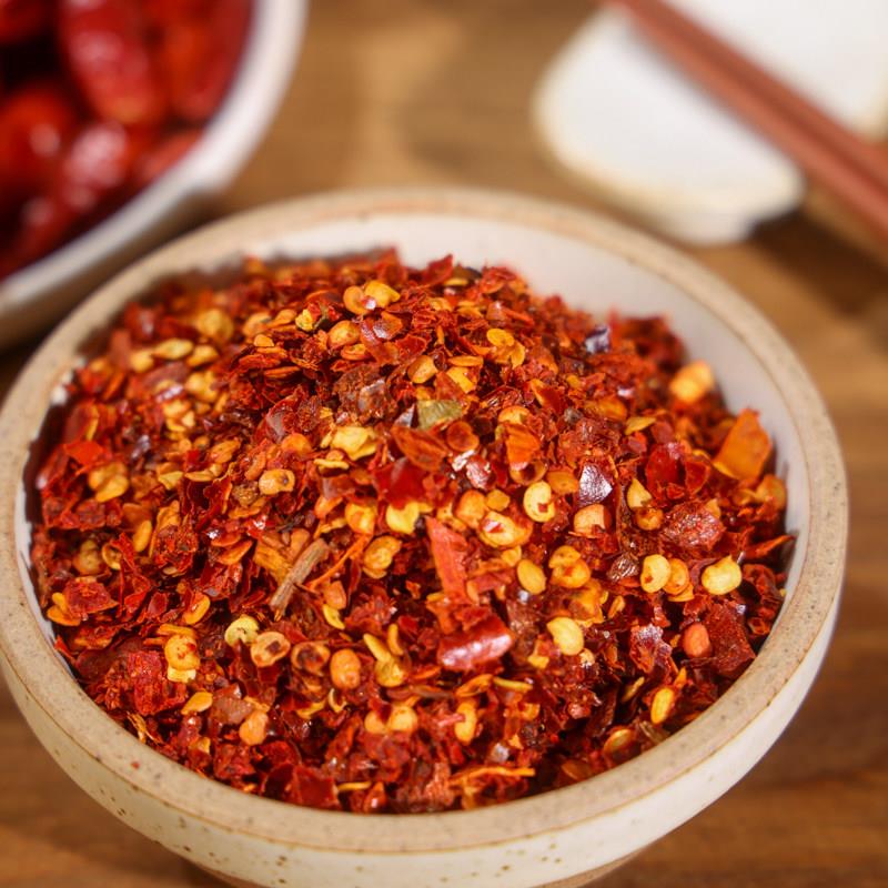 粗辣椒面干辣椒末辣椒面粗细龙游粉干佐料红小米椒粉蒸菜辣椒油辣