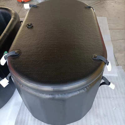 运动员冰疗浴缸冰桶水冷盆充气浴缸冷水机冷浸带盖PVC料加厚浴池