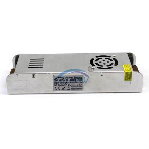 12V350W灯箱电源 DC12V29A长条电源 LED灯条模组安防监控电源