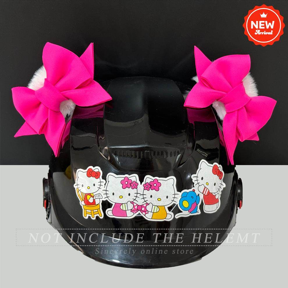 新款头盔装饰蝴蝶结猫耳可爱网红机车摩托女骑头盔配饰电动车装饰,摩托车/装备/配件,头盔饰配,淘宝优惠券,粉丝福利购,淘宝优惠卷