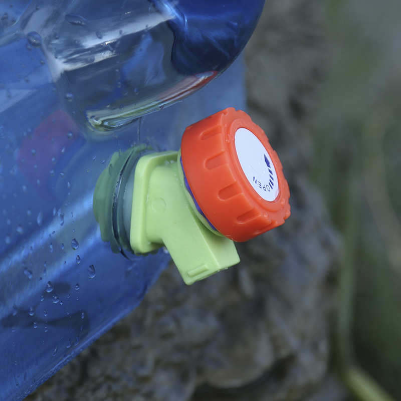 矮扁长方形水桶户外pc纯净饮水箱食品级大容量自驾游储水桶带龙头