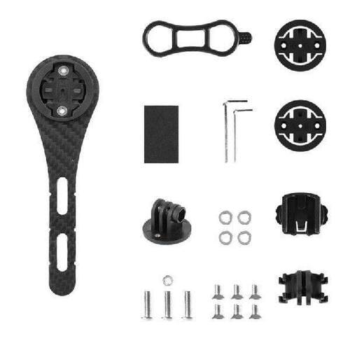 Carbon Fiber Bicycle Computer Holder Bike Handlbar Computer