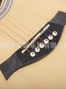 41寸JF桶跨民木吉他境热销椴木包边练习琴Guita封闭r弦谣钮QD-H41