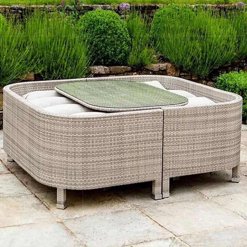 户外藤椅沙发双人藤制家具休闲阳台仿藤沙发桌椅组合庭院藤沙发