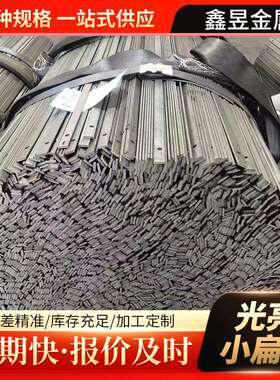 Q235B冷拔扁钢镀锌扁钢喷砂电镀扁钢可折弯扁钢Q195精轧扁钢