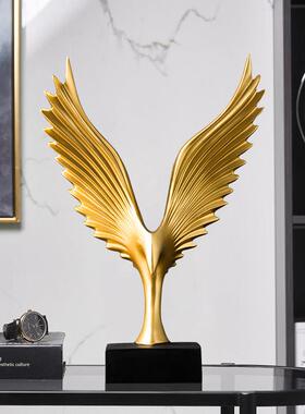 雄鹰摆大鹏展翅居件轻奢高档酒SHBB0030柜家办图公室高端大展宏客