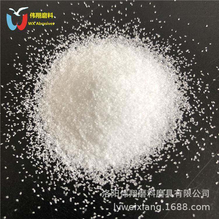 现货氧化铝喷砂一级白刚玉研磨耐用耐高温白刚玉36#
