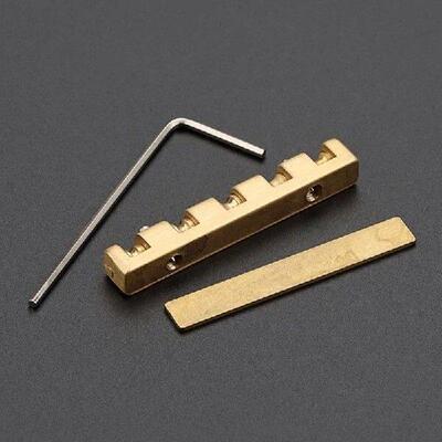 Height Adjustable 5 String Electric Basses Nut Brass Roller