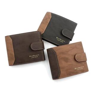 Men& coffee Holder Cas brown Card Black Wallet 39;s Business